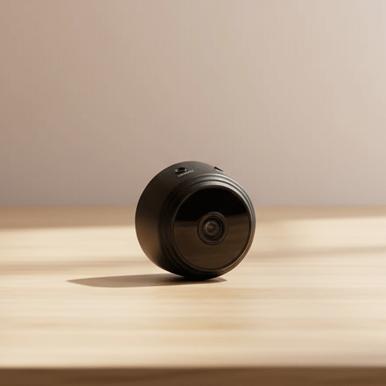 Caméra de surveillance SECURAVIEW 1080P pour maison, vision nocturne, connectivité Wi-Fi et contrôle par app.