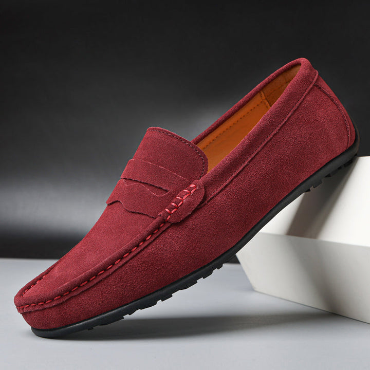 Mocassins homme décontractés à enfiler, confortables pour le quotidien et les sorties en ville.