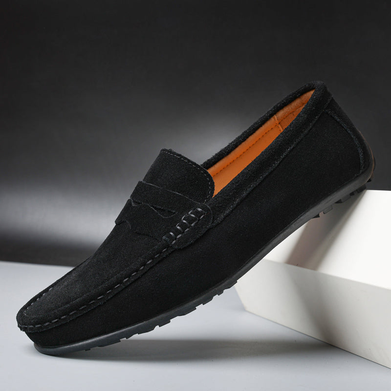 Mocassins homme légers pour l'été, à enfiler, style décontracté et élégant. Idéal confort.