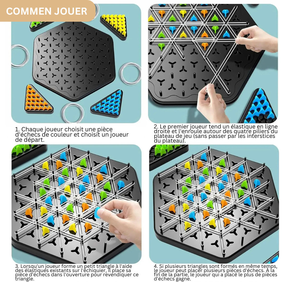 Offrez MindMatrix, le jeu de société stratégique familial et amusant. Un cadeau idéal pour stimuler la réflexion.