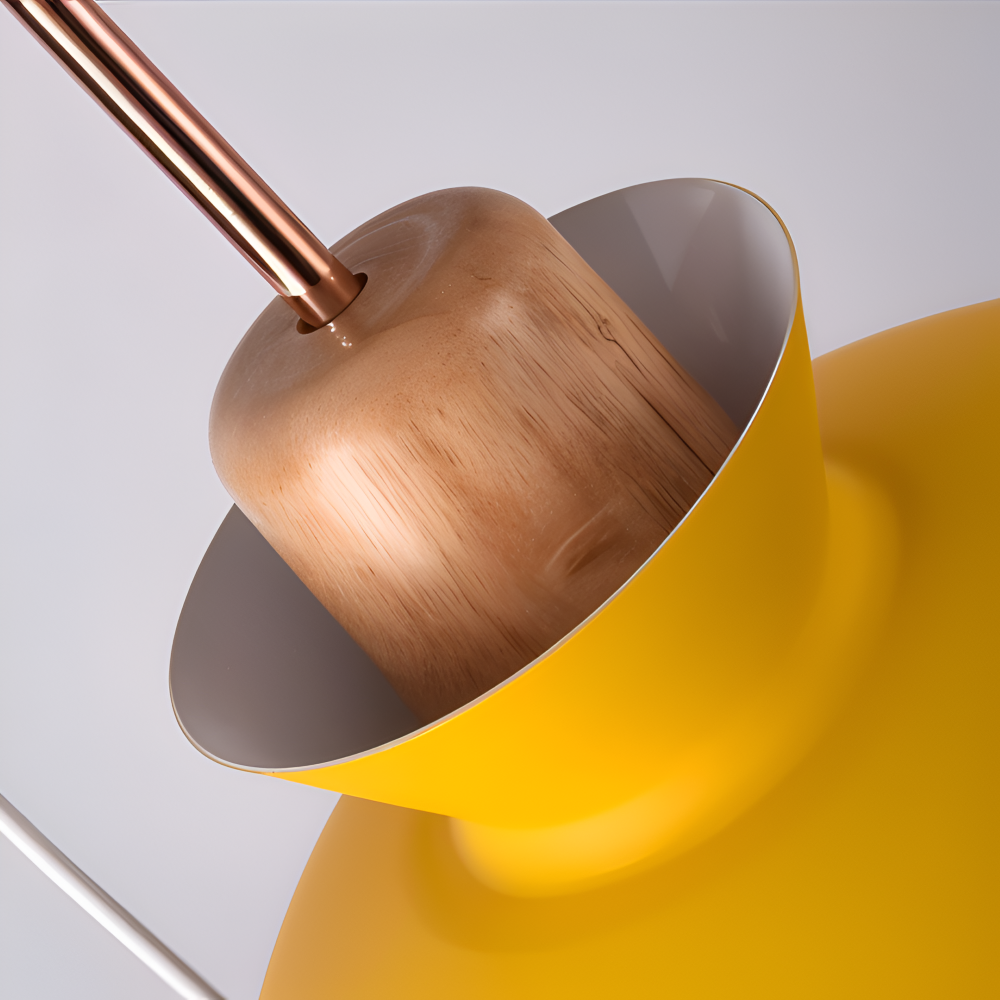 Suspension dôme macaron, lampe colorée pour ambiance contemporaine et moderne.