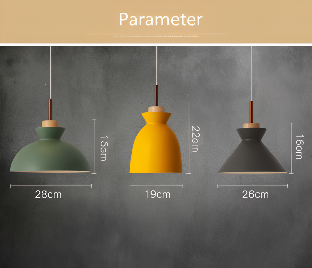 Suspension contemporaine colorée, luminaire dôme macaron, lumière pour salon/salle à manger.