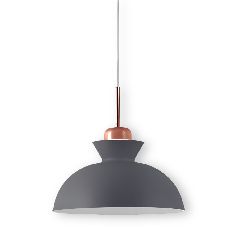 Décoration intérieure moderne, lampe suspendue macaron colorée pour ambiance chic.