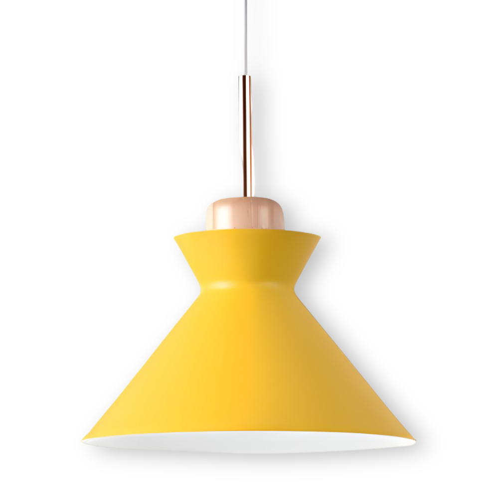 Suspension dôme macaron, lampe colorée offrant un éclairage design et une belle ambiance.