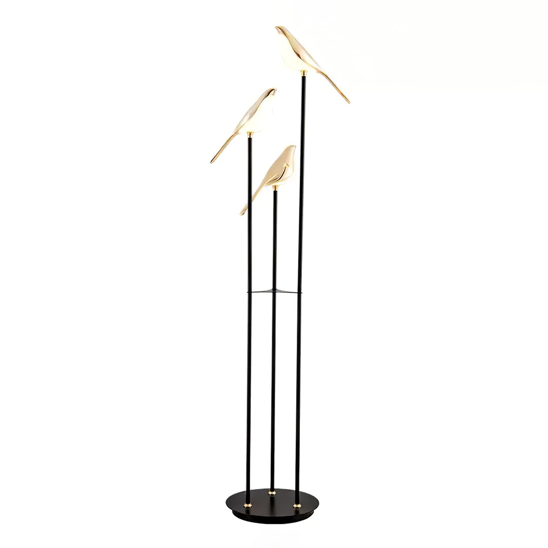 Lampe sur pied LED Perchée de Pie au design épuré, idéal pour une décoration minimaliste.