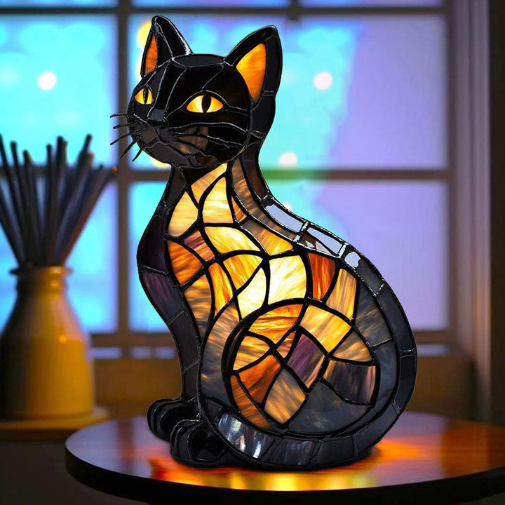 Décoration lumineuse LED chien original, parfait pour ambiance chaleureuse dans le bureau.