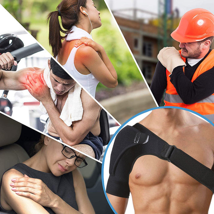 Support épaule ajustable COMFORTLIFT, essentiel pour la réhabilitation post-blessure et le bien-être.