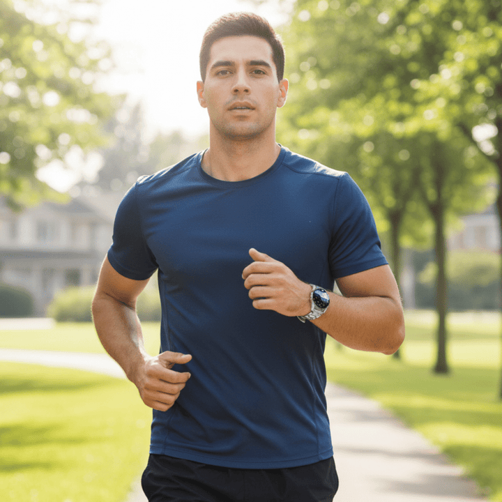 Montre connectée homme, surveillance ECG/PPG précise, appels HD, idéale pour sport et santé au quotidien.