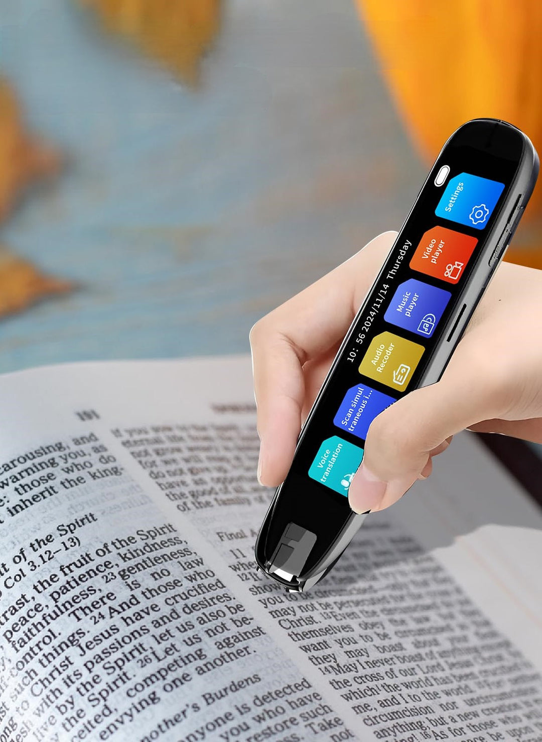 Traducteur vocal et scanner de texte multilingue pour l'apprentissage des langues et la communication facile.