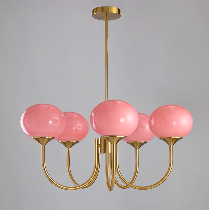 Suspension Marshmallow, luminaire LED dimmable moderne.