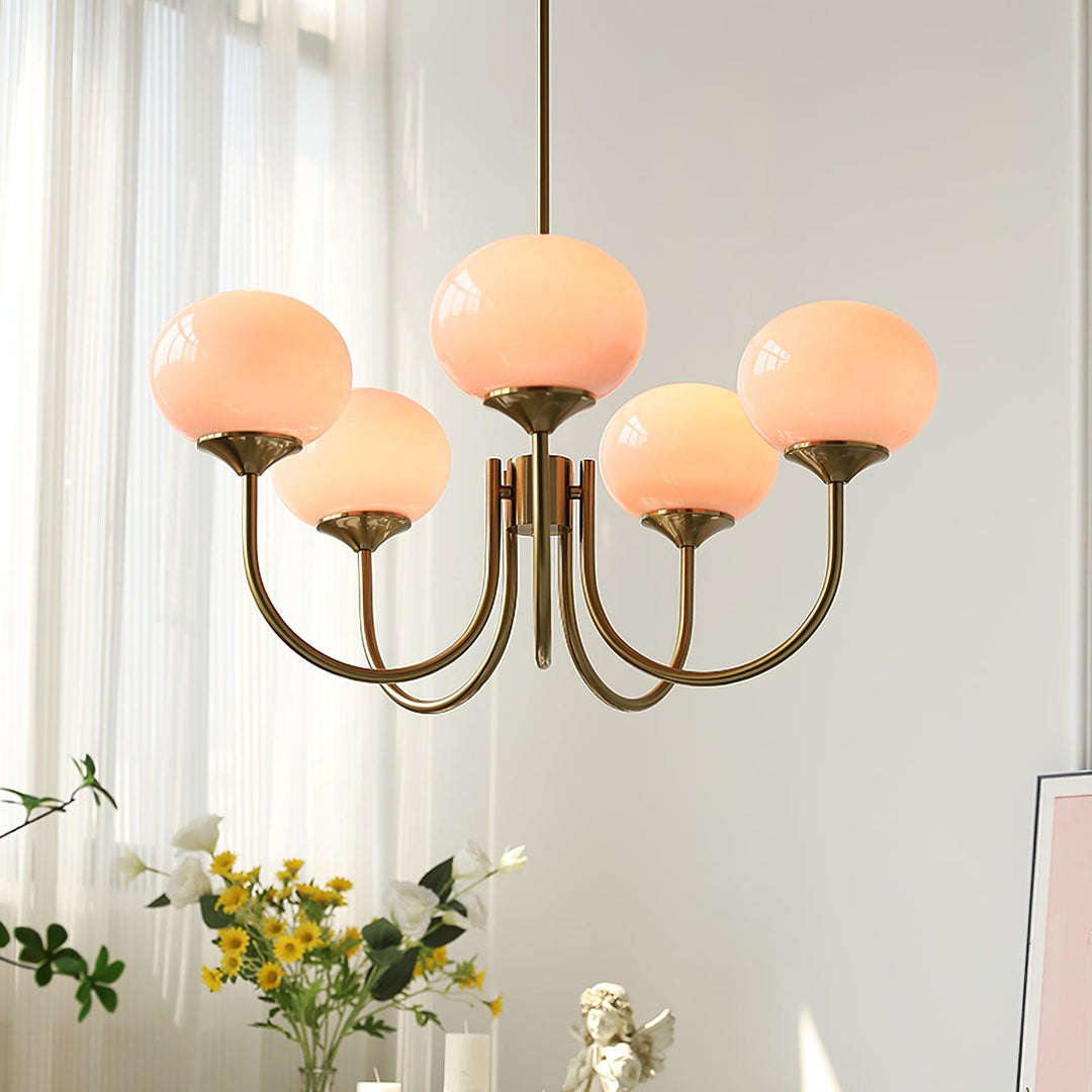 Suspension LED dimmable Marshmallow, luminaire moderne.