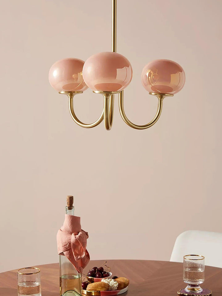 Lustre design Marshmallow, éclairage d'ambiance LED.