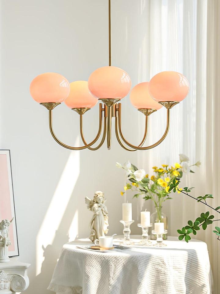Suspension moderne Marshmallow, luminaire unique salon.