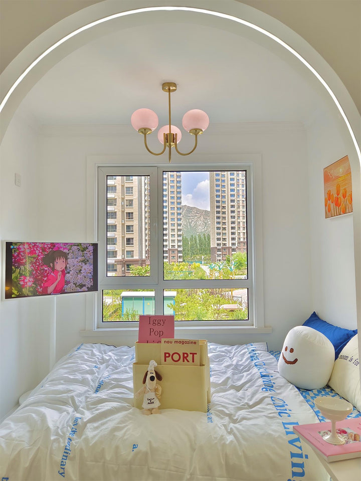 Lustre LED dimmable Marshmallow, ambiance unique.