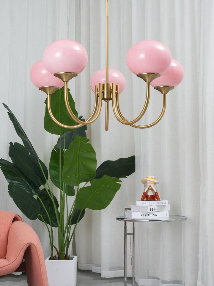 Luminaire suspension Marshmallow unique, éclairage LED.