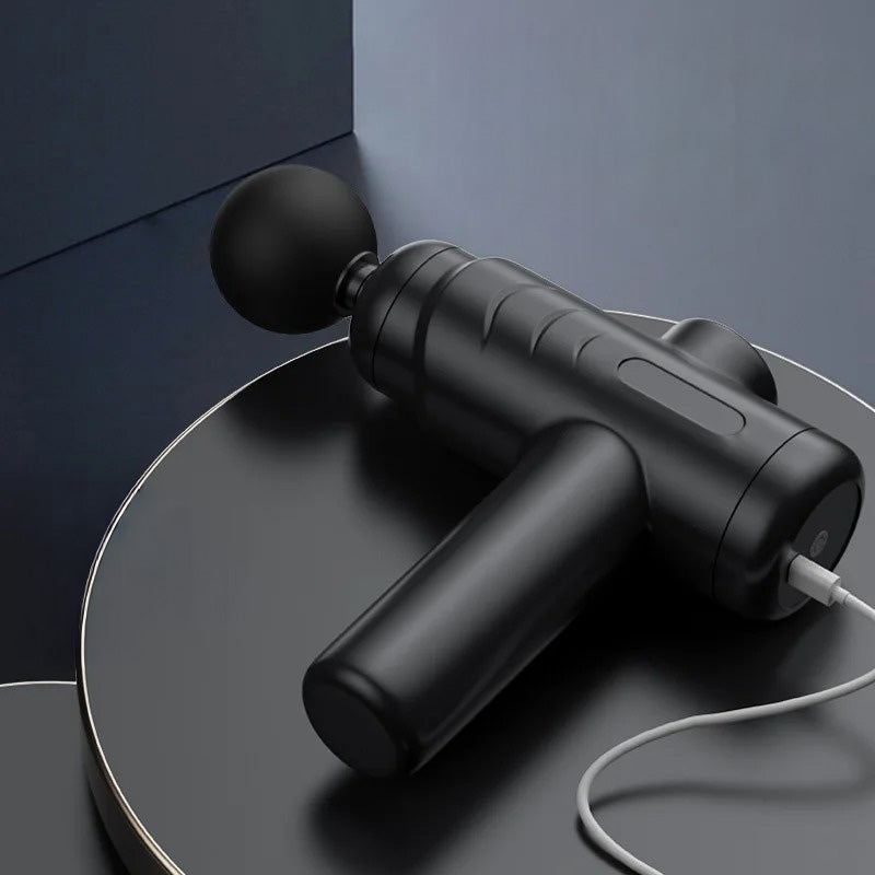 Pistolet de massage pour soulagement rapide des raideurs musculaires. Parfait pour sportifs, favorise détente et récupération.