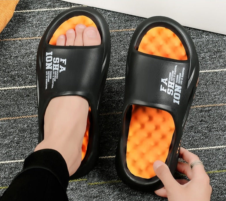 Chaussures de détente unisexe, orthopédiques, antidérapantes, idéales pour l'extérieur.