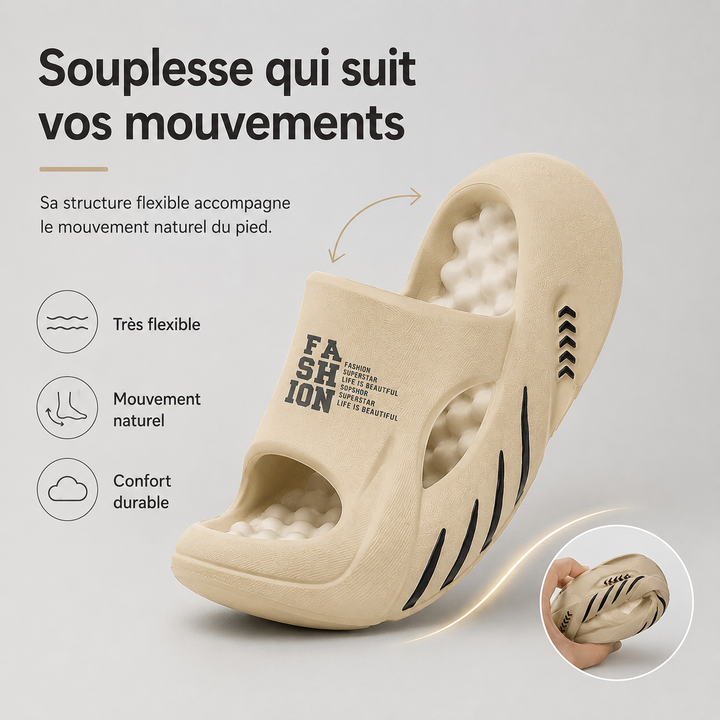 Chaussures souples unisexes, orthopédiques, pour confort et soulagement, intérieur/extérieur.
