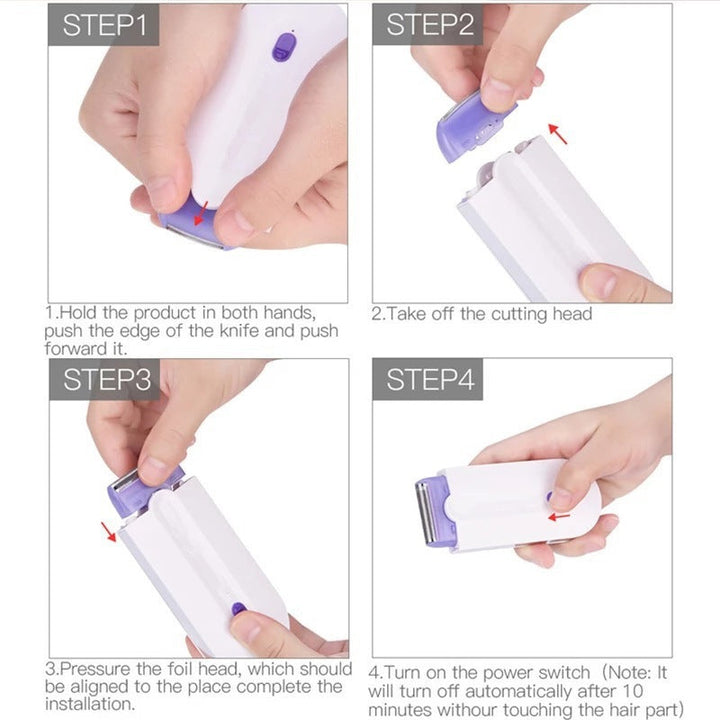 Tondeuse épilateur pour hommes, ergonomique et efficace. Pour un toilettage complet et une peau sans poils.
