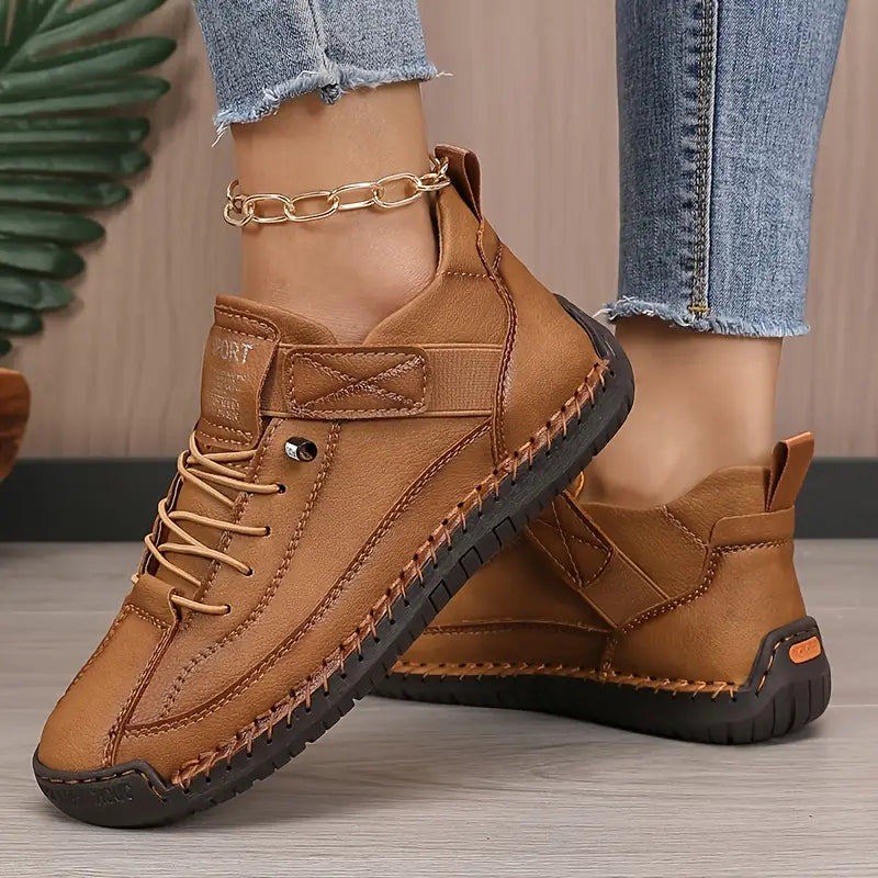 Baskets casual femmes, légères, amorti exceptionnel, idéales pour loisirs et pieds larges.
