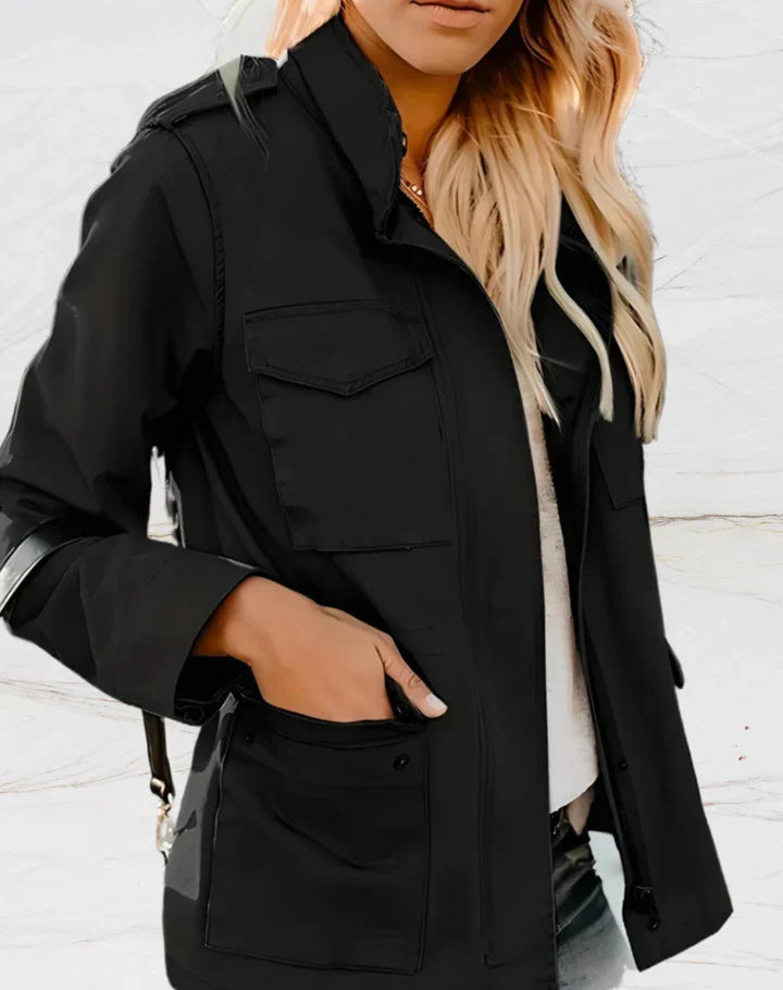 Veste femme chic Nora, coupe élégante, manches longues, idéale pour toute occasion. Mode polyvalente.