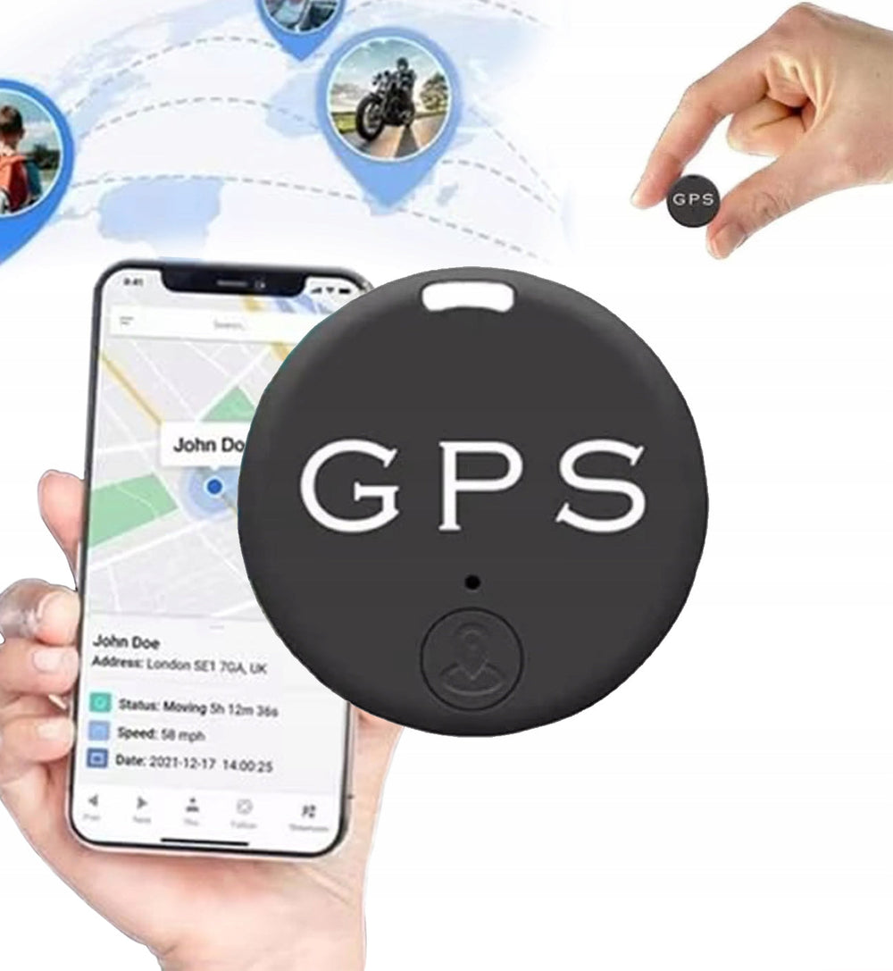 Appareil GPS portable pour suivi en temps réel. Fixation magnétique. Idéal sécurité enfants, aînés, voitures, animaux.
