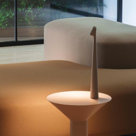 Lampe LED moderne et minimaliste, sans fil, rechargeable, éclairage intérieur/extérieur.