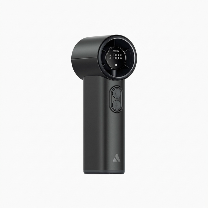 Ventilateur brumisateur portable rechargeable USB, idéal pour une fraîcheur silencieuse en été.