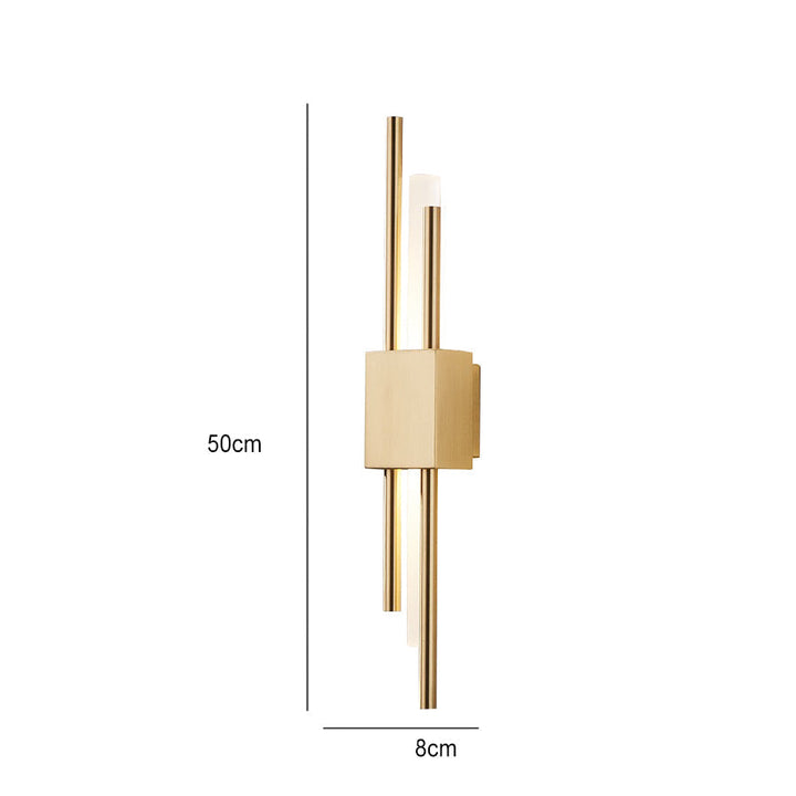 Éclairage mural LED cylindrique. Applique design moderne pour une ambiance lumineuse intérieure.