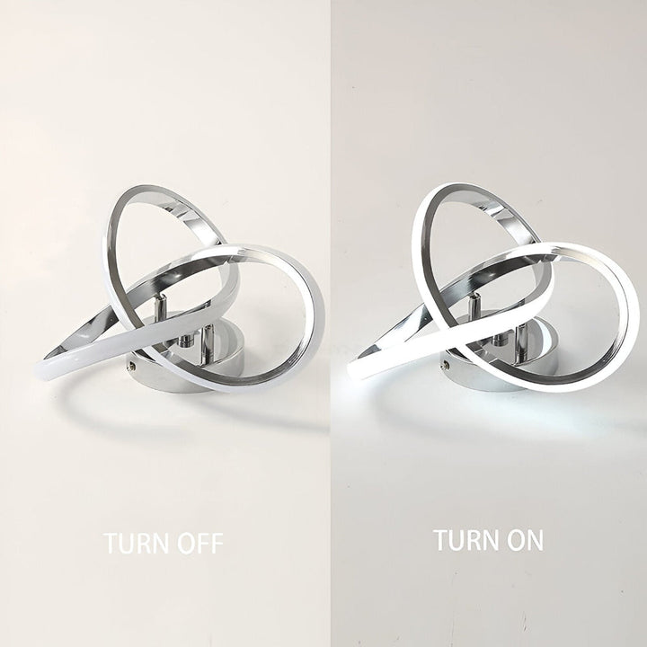 Plafonnier design LED Ø24 cm, lumière dimmable pour une ambiance moderne.