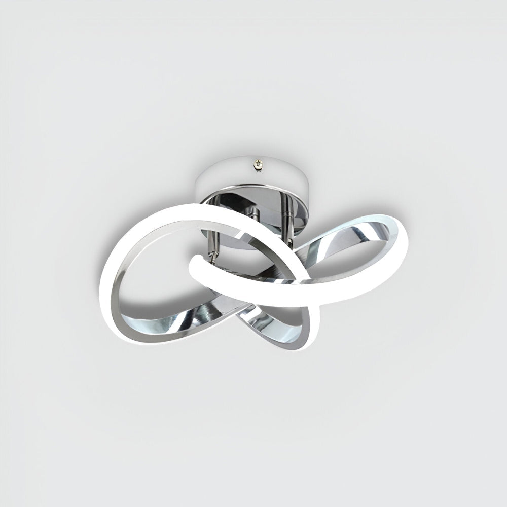 Luminaire LED abstrait et moderne, dimmable, parfait pour tout intérieur.