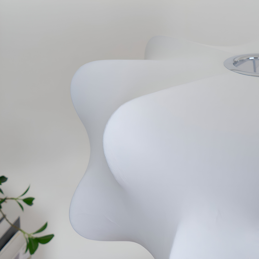 Luminaire Wabi Sabi, design japonais minimaliste, lumière douce pour chambre.