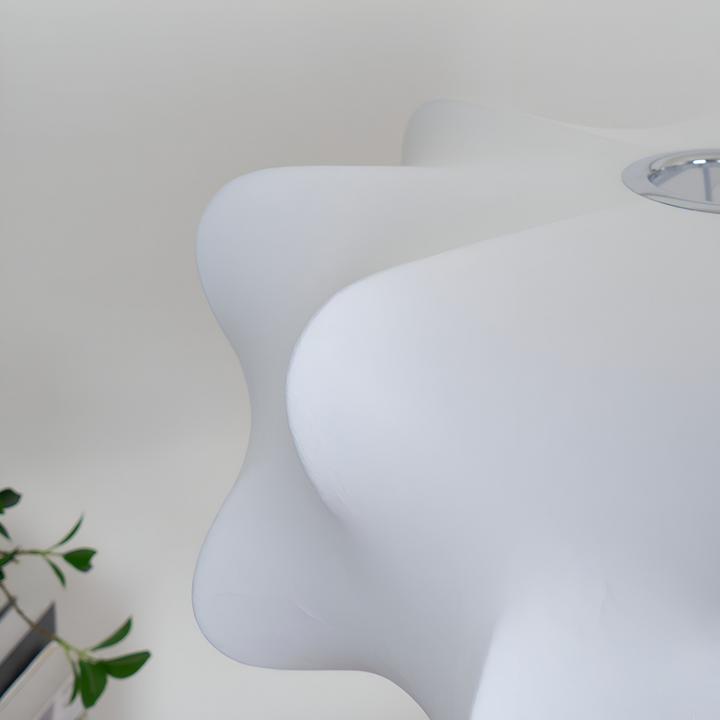Luminaire Wabi Sabi, design japonais minimaliste, lumière douce pour chambre.