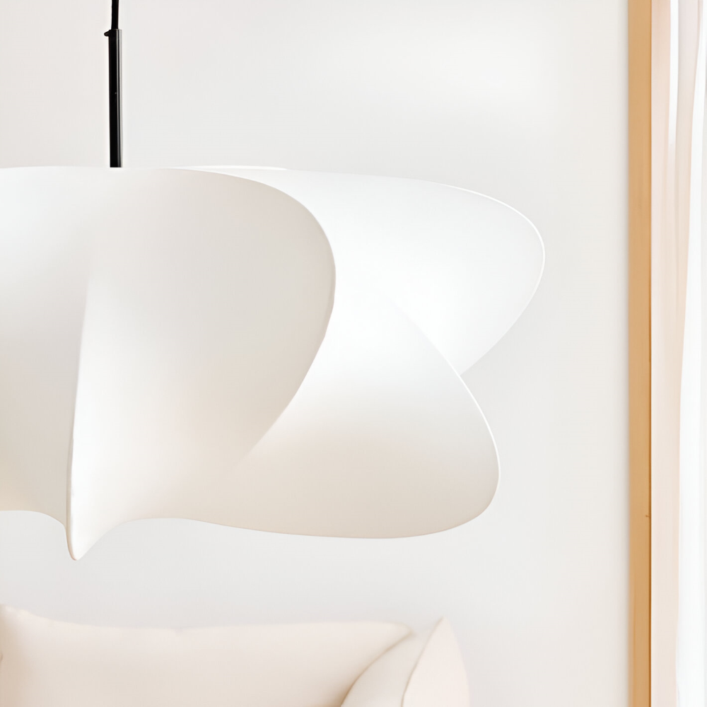 Lampe suspendue Wabi Sabi, éclairage intérieur contemporain, design unique.