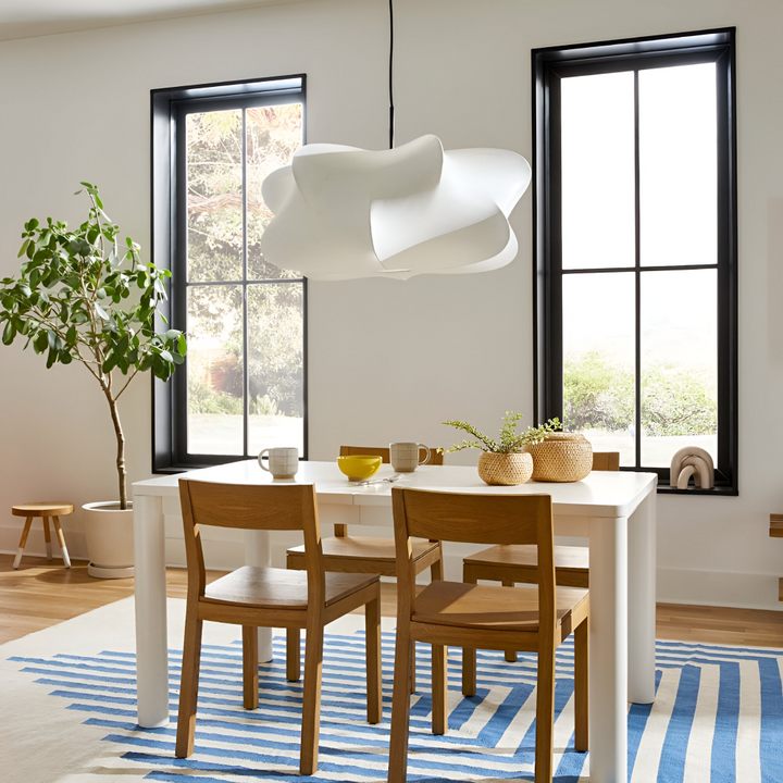 Lampe suspendue moderne, éclairage Wabi Sabi pour salle à manger, compatible LED.