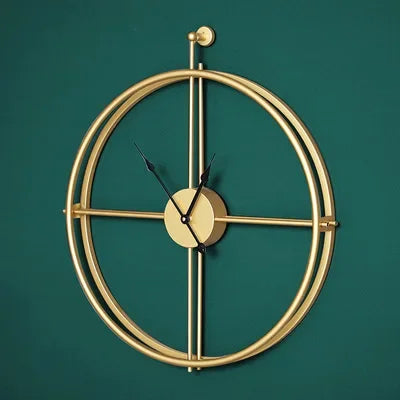 Horloge murale contemporaine, grand design artistique pour la décoration moderne de maison et salon.