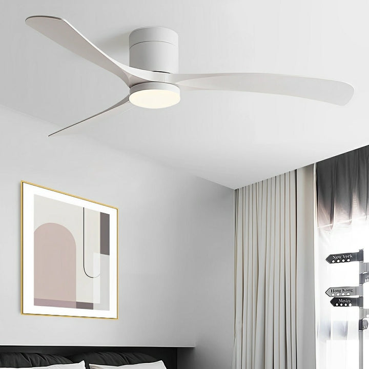 Rafraîchissez votre intérieur avec ce ventilateur de plafond LED moderne et silencieux pour un confort optimal.