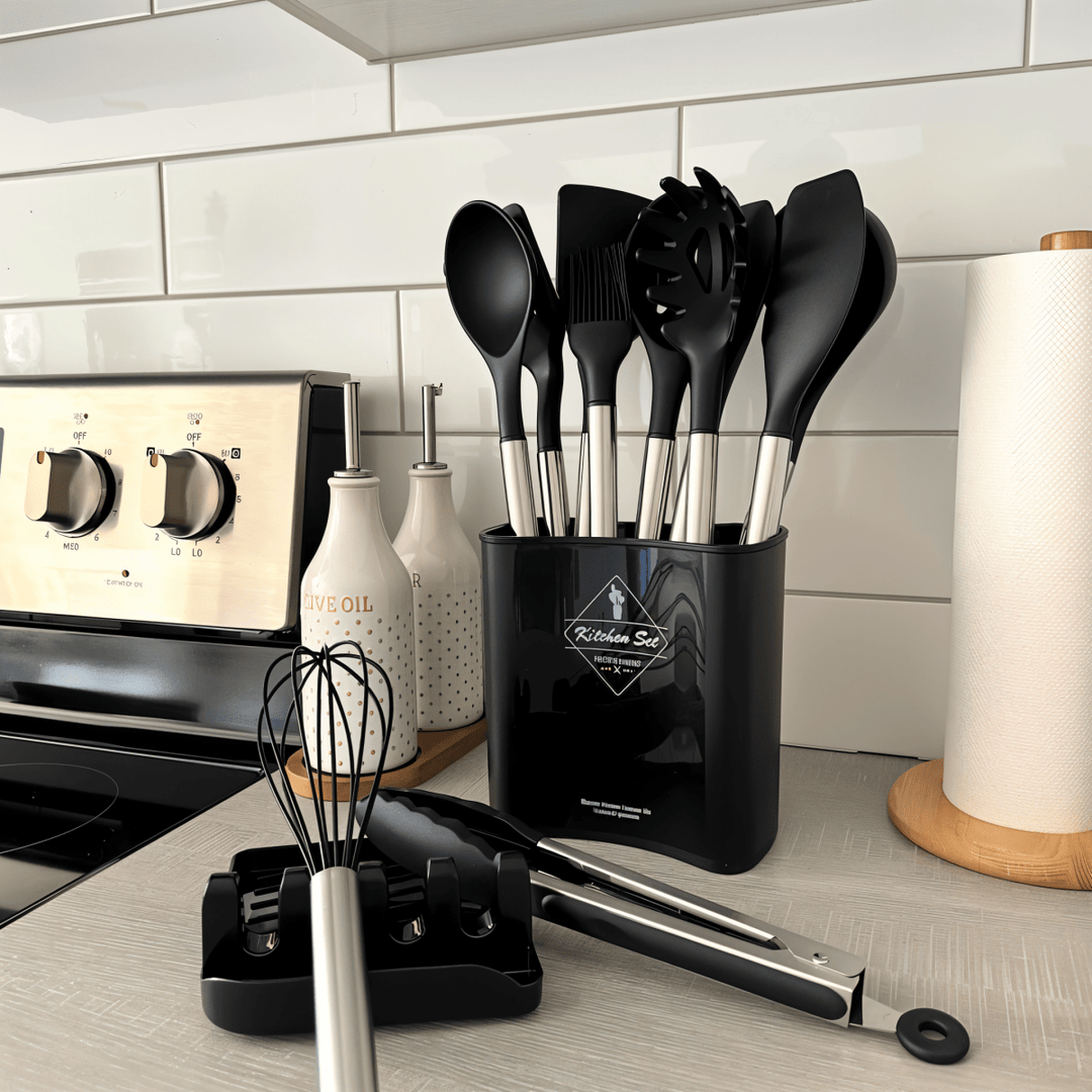 Accessoires de cuisine essentiels et élégants, un ajout parfait à toute cuisine moderne et maison.