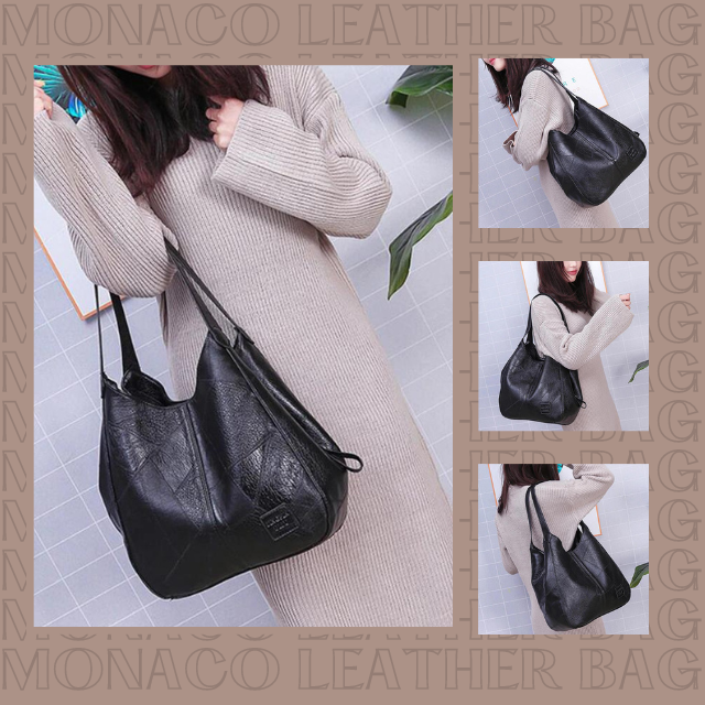 Sac à épaule fonctionnel et spacieux en cuir, essentiel pour femmes.