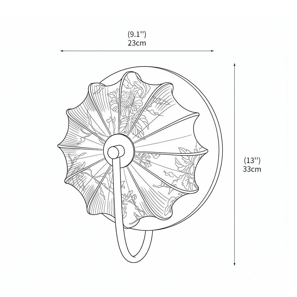Lampe de chevet murale, éclairage d'ambiance doux. Design élégant pour décoration intérieure.
