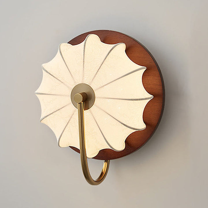 Applique murale élégante, luminaire d'ambiance moderne pour toute pièce. Abat-jour tissu.