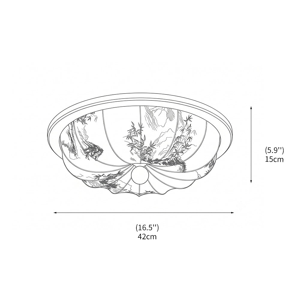 Luminaire de plafond LED blanc, lumière douce et diffuse. Parfait pour un hall ou une chambre nordique.
