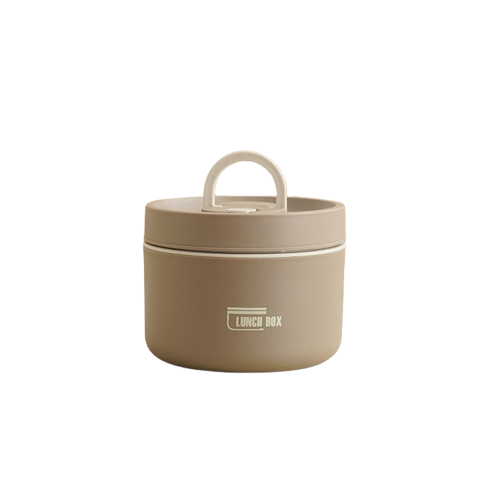 Conteneur alimentaire isotherme multicouche, portable, pour des repas frais/chauds au bureau.