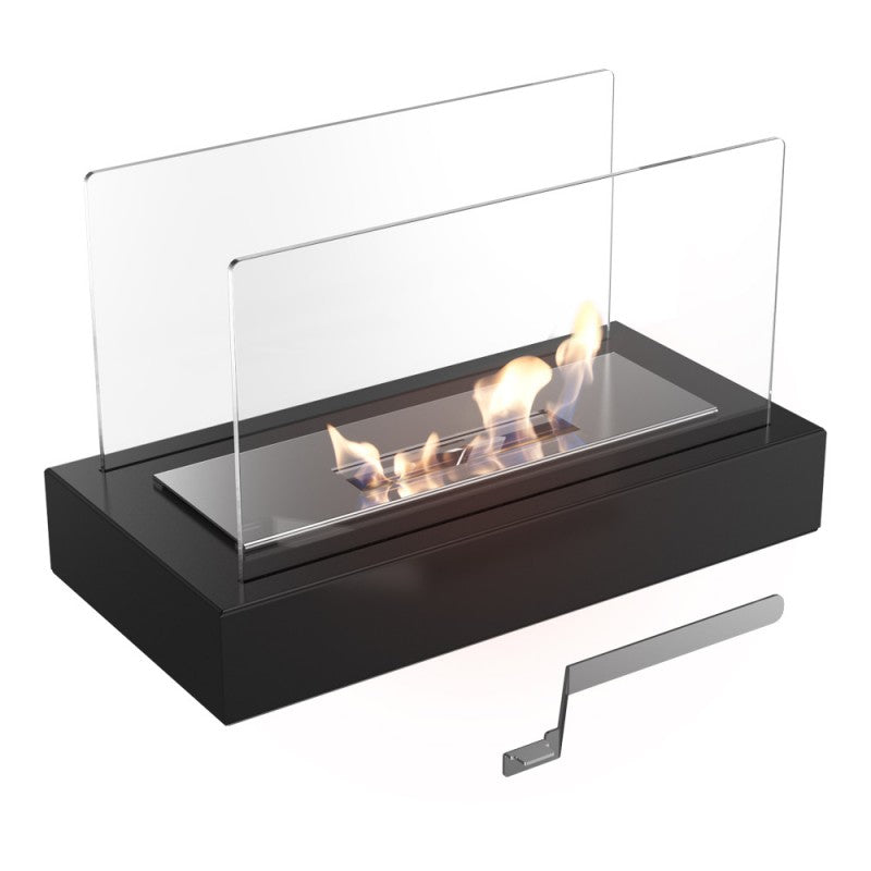 LumaFlame, cheminée de table sans fumée à l'éthanol. Foyer décoratif moderne pour toute pièce.