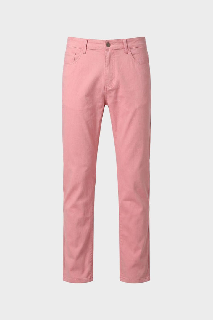 Pantalon chino slim homme bleu marine, élégant et confortable pour la mode masculine.