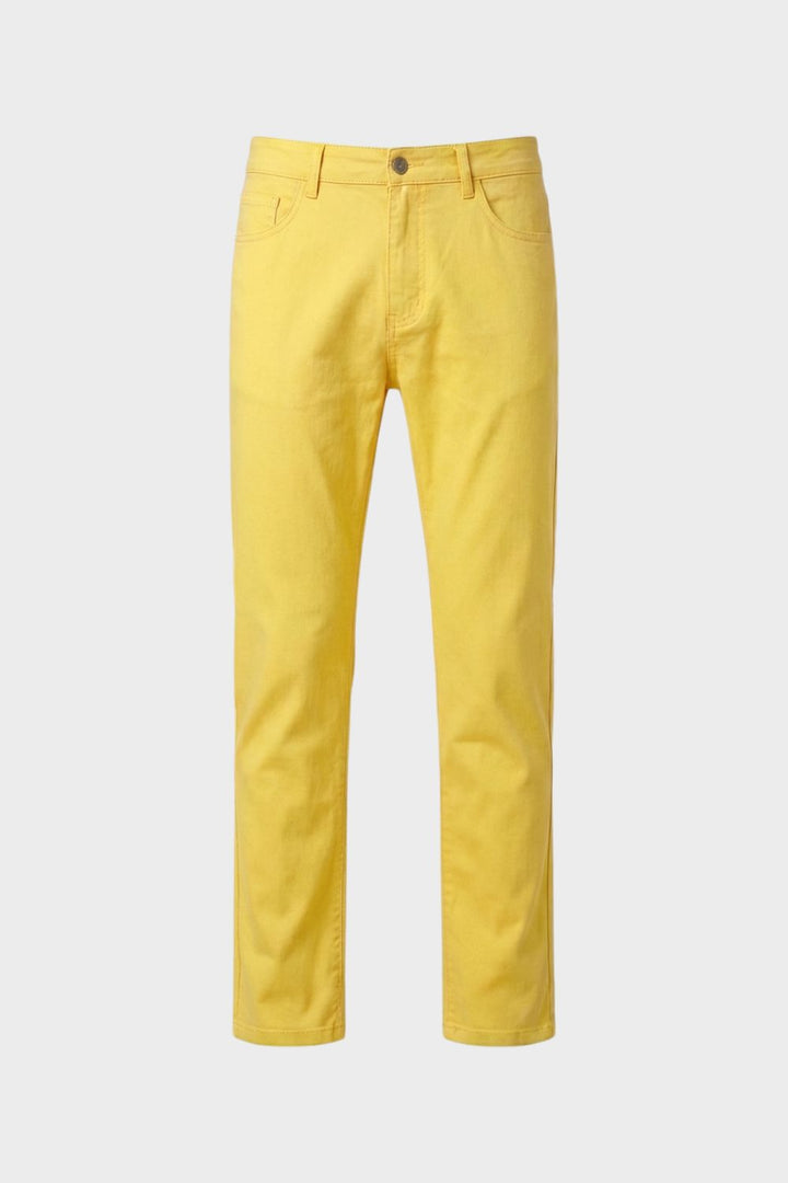Chino slim fit pour homme, pantalon confortable et polyvalent, idéal pour un look moderne au quotidien.