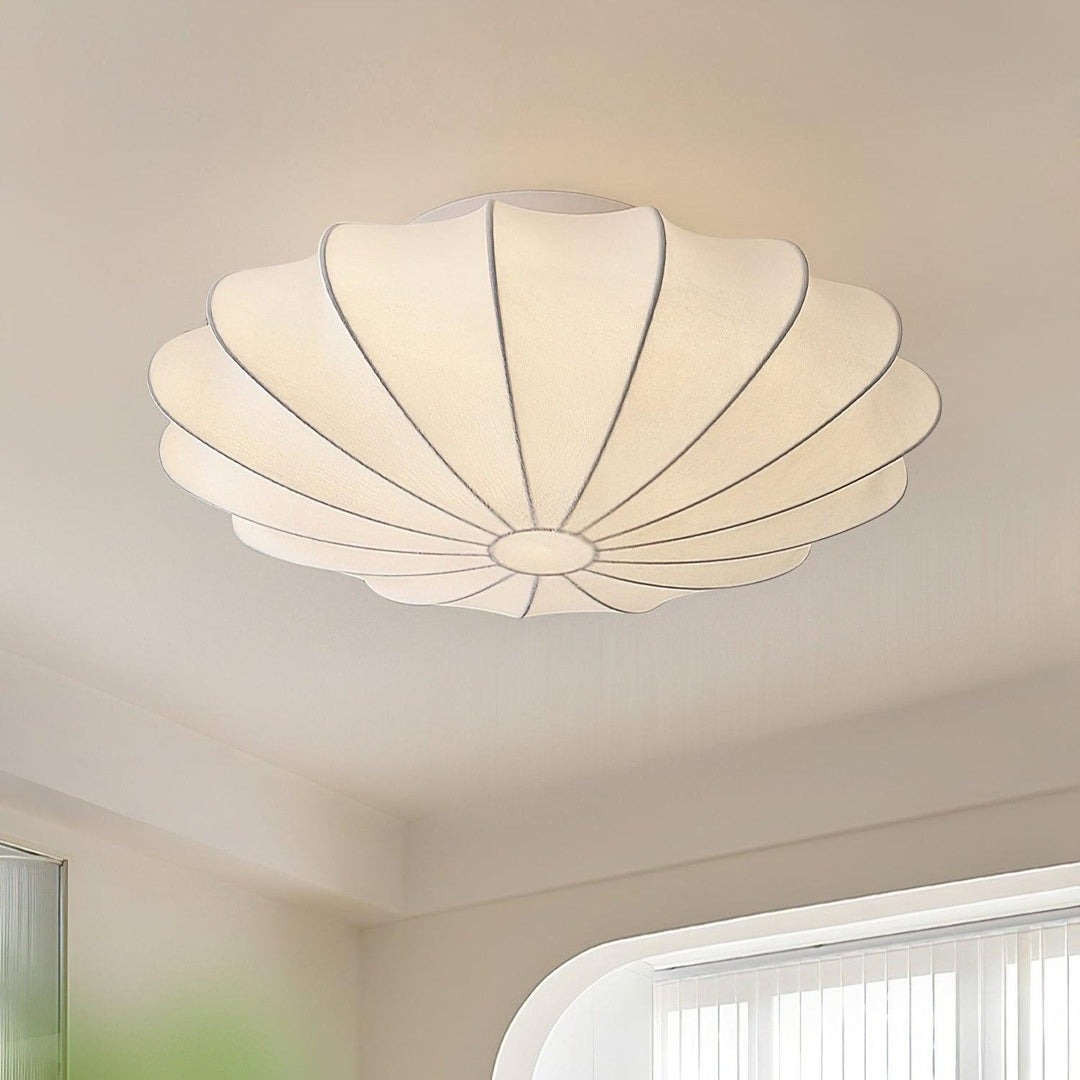 Luminaire de plafond LED moderne, bulles aériennes, idéal pour couloir ou entrée.