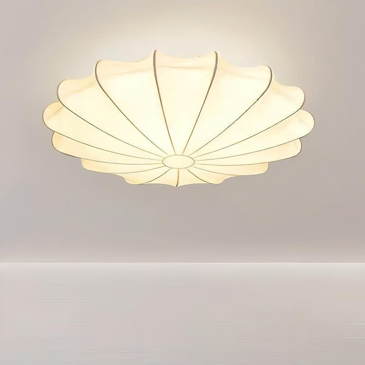 Design plafonnier LED, bulles délicates, ambiance lumineuse contemporaine.