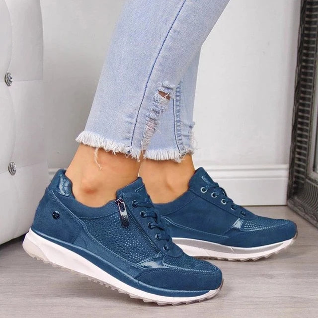 Basket femme mode et confortable, parfaite pour un style décontracté au quotidien avec un bon soutien.