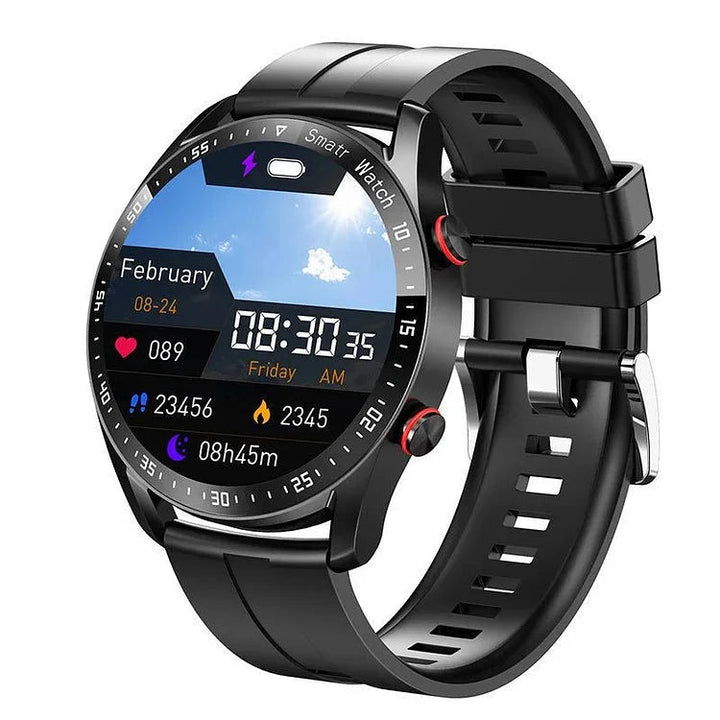 Montre connectée étanche pour activités sportives, idéale pour natation et course, avec GPS et musique.